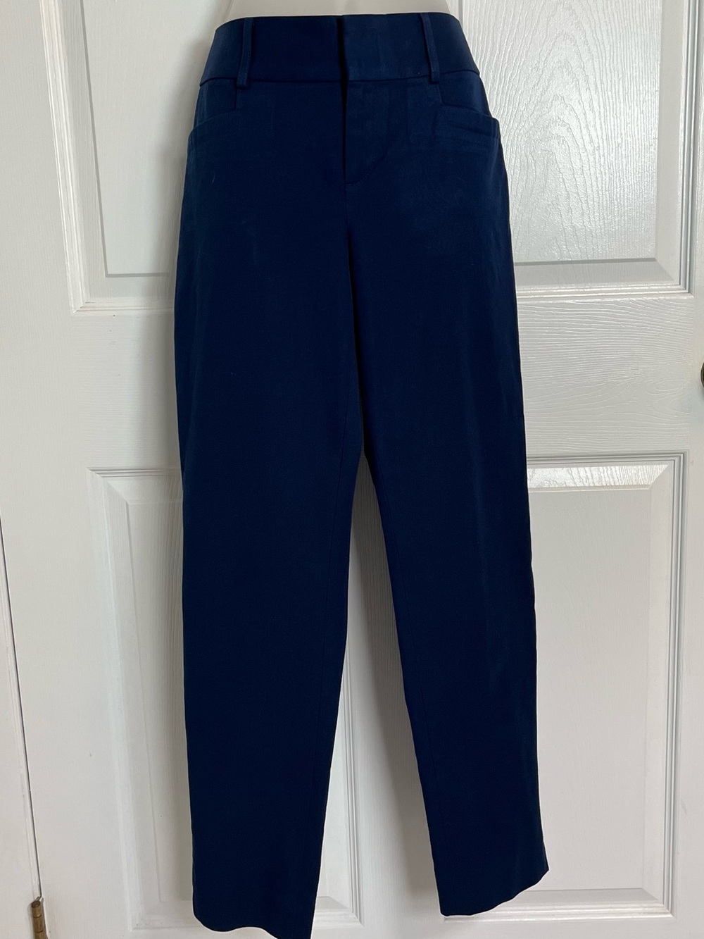 Banana Republic Jackson Fit Slim Ankle Pants Navy Blue Size 6